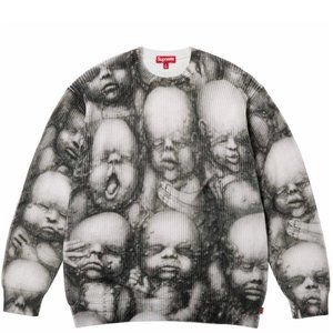Supreme H.R. Giger Sweater Multicolor Baby F/W 23 Size Large
